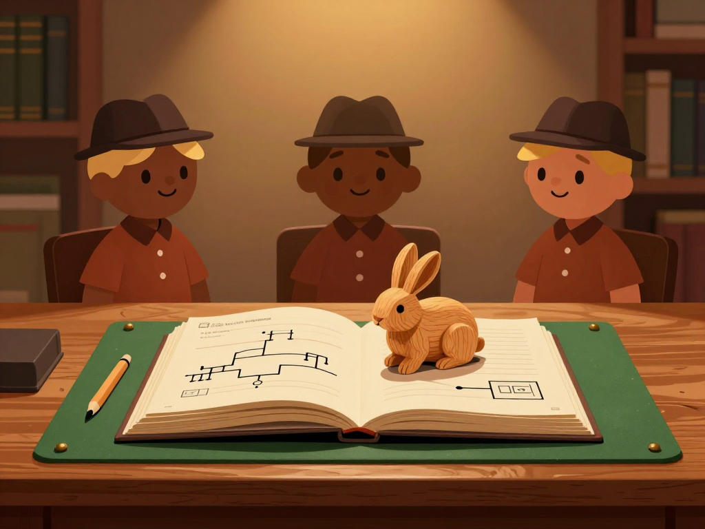 Red, White & Brew · Early Edition: Anthropic and OpenAI Challenge Computer Science Fundamentals — editorial illustration