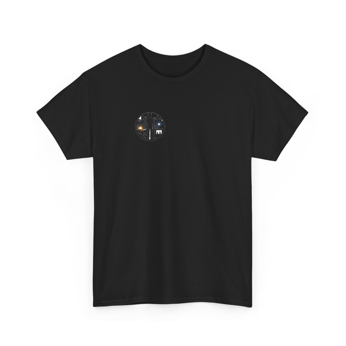 Gravity Glimmer Graphic Tee provider mockup